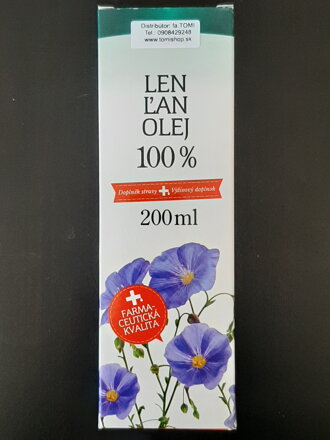 Ľanový 100% olej 200ml