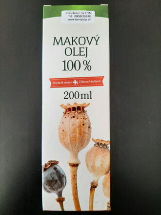 Makový 100% olej 200ml