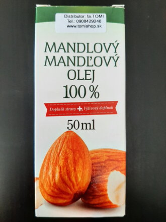 Mandľový 100% olej  50ml