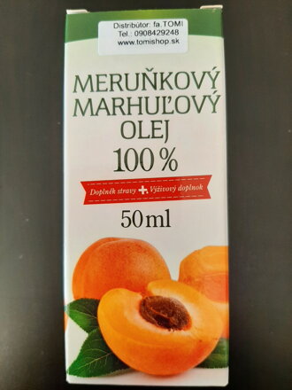 Marhuľový 100% olej 50ml