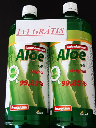 1LITER+1 LITER ALOE VERA GÉLU 99,85% ZDARMA!!! /od 10 rokov/ CENA ZA 1LITER KVALITNEJ ALOE je 12,45EUR     /od 10 rokov/ 