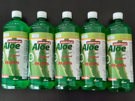 5 LITROV ALOE VERA GÉLU 99,85% /od 10 rokov/          CENA ZA 1 LITER KVALITNEJ ALOE je 9,96 EUR