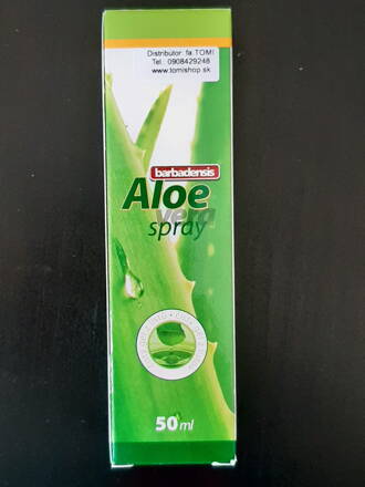 ALOE VERA SPREJ 50ml  Pri kúpe 2 ks. dostanete 1 ks.ZDARMA !!! 