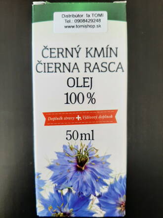 Čierna rasca 100% olej 50ml